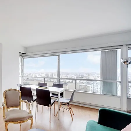 Eiffel Tower Grand 3 Panoramique Vue With Parking Apartment *
