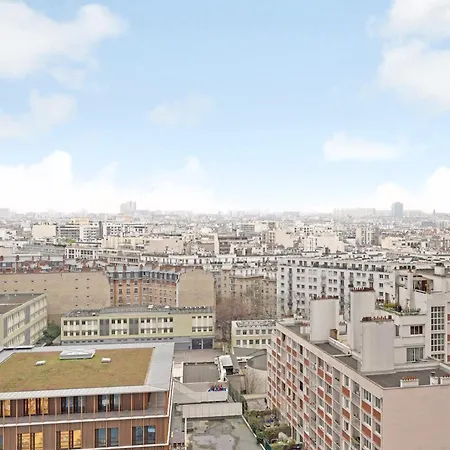 Eiffel Tower Grand 3 Panoramique Vue With Parking Apartment Paris